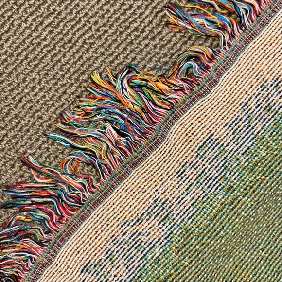 Disney Holiday Throw Blanket Happy Holidays Mickey Mouse Minnie Tree Christmas - Picture 6 of 10